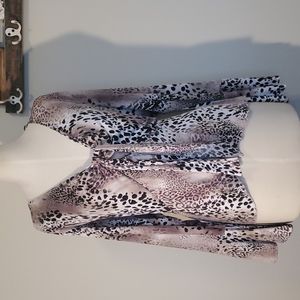 Venus Size 3X Animal Print Shirt